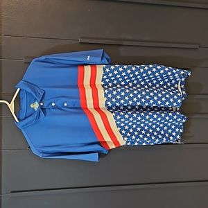 Chubbies, L , red white and blue